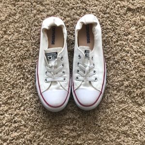 White Low Top Converse